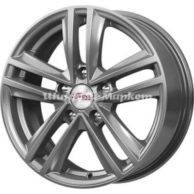 ДискiFree катар 6.5JxR16 PCD5x114.3 ET45 DIA60.1, насыщенный серебристый