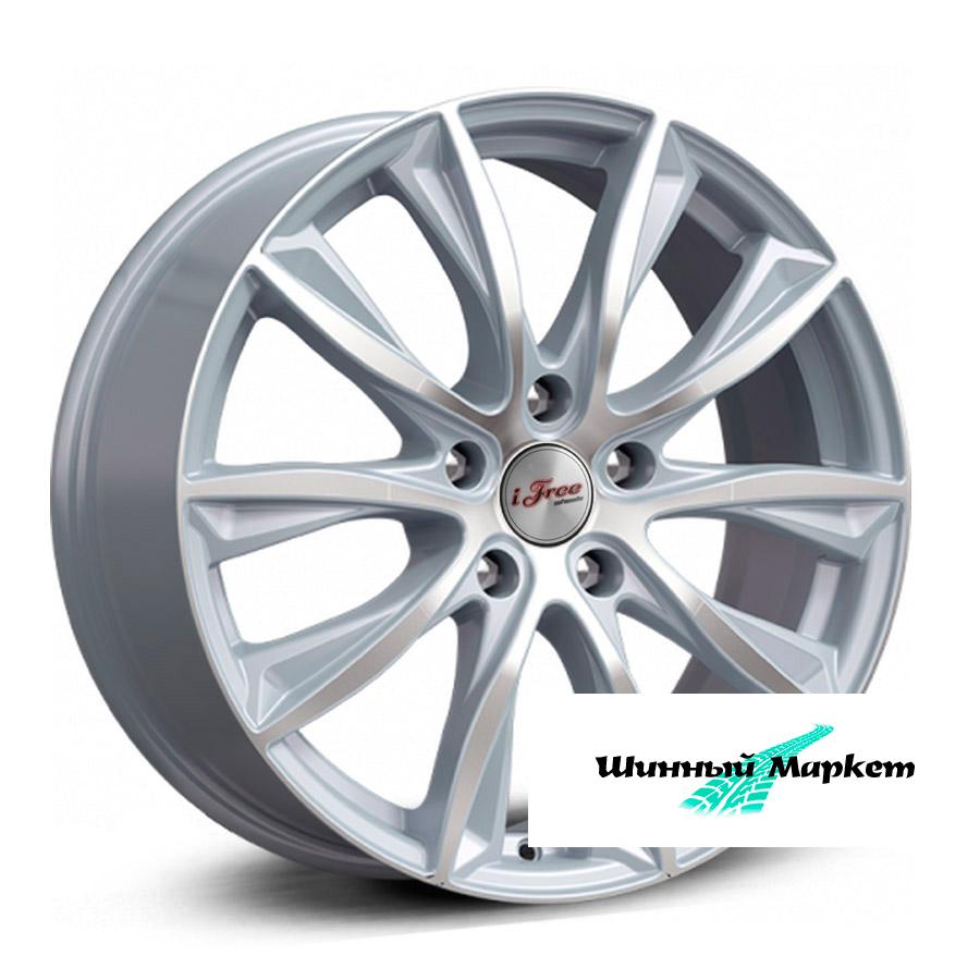 ДискiFree каzантип 7.5JxR18 PCD5x100 ET48 DIA56.1, серебристый