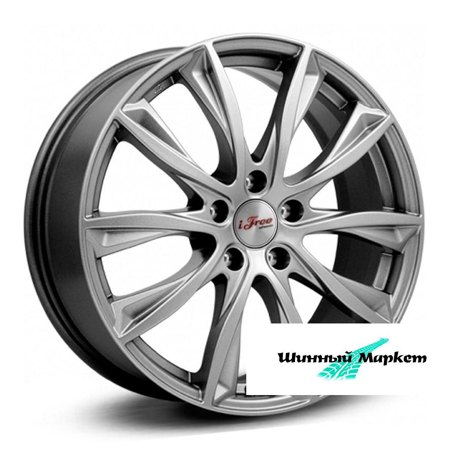 ДискiFree каzантип 7.5JxR18 PCD5x108 ET47 DIA60.1, насыщенный темно-серебристый