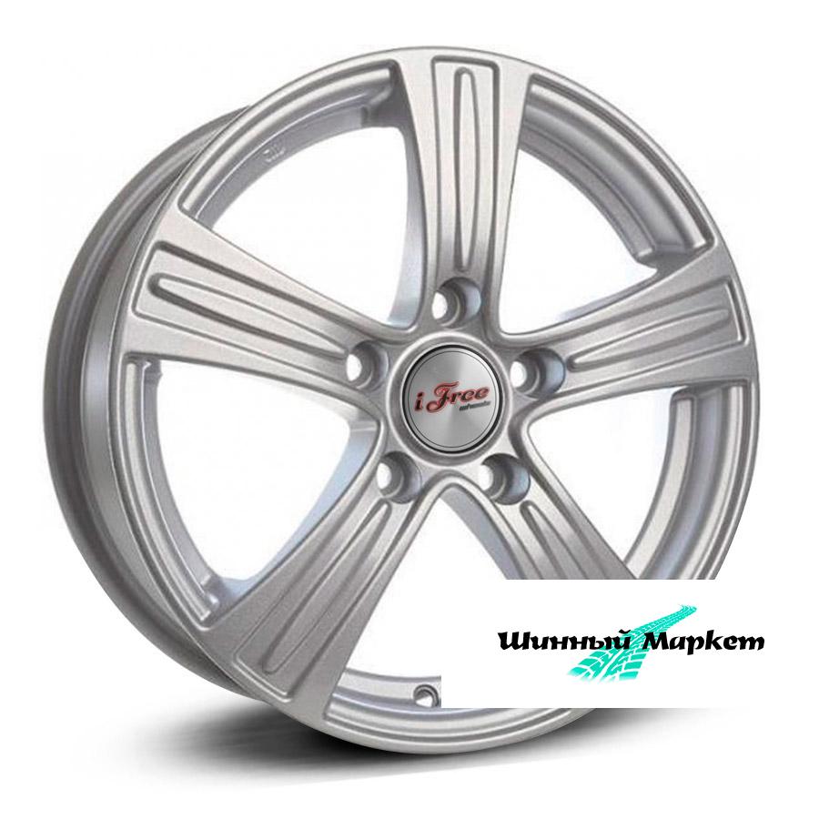 ДискiFree S.u. 6JxR15 PCD5x100 ET38 DIA57.1, серебристый