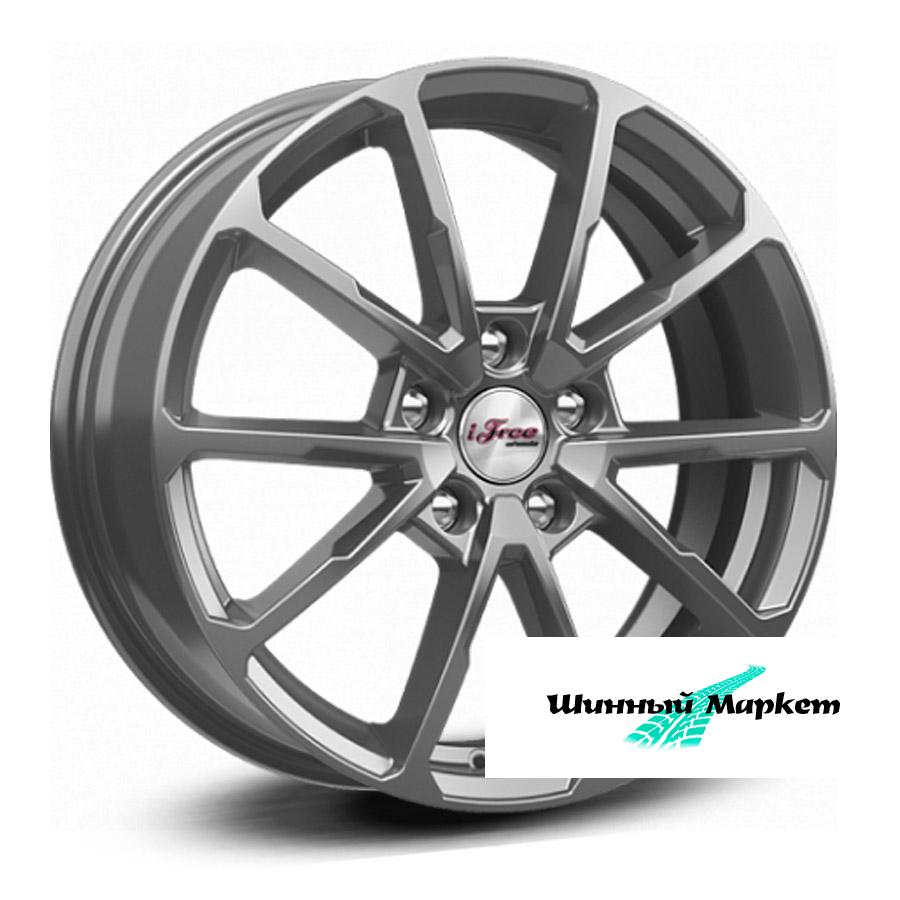 ДискiFree Skibidi 6.5JxR17 PCD5x114.3 ET45 DIA67.1, насыщенный темно-серебристый