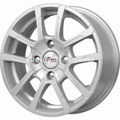 ДискiFree слайдер 5.5JxR14 PCD4x100 ET38 DIA67.1, насыщенный серебристый