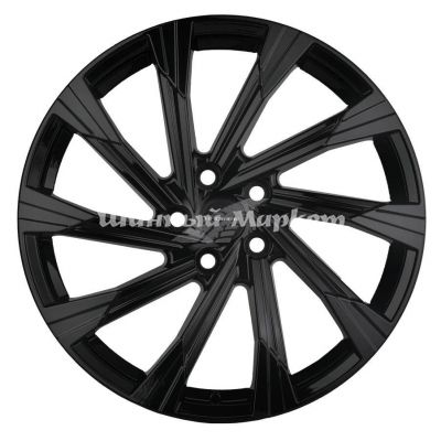 ДискKHOMEN 1901 (EXEED LX/ Chery Tiggo 7Pro) 7.5JxR19 PCD5x108 ET33 DIA60.1, черный полностью матовый