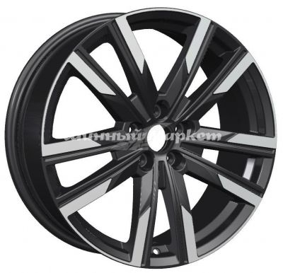 ДискKHOMEN 1905 (Changan Uni-K) 7.5JxR19 PCD5x114.3 ET35 DIA60.1, Чёрный глянцевый с полированной лицевой частью