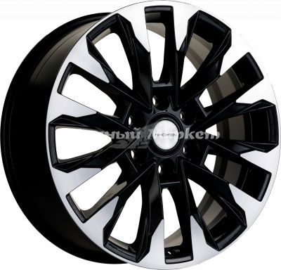 ДискKHOMEN 2010 (20_LC 300 Tuning) 8JxR20 PCD6x139.7 ET45 DIA95.1, Чёрный глянцевый с полированной лицевой частью