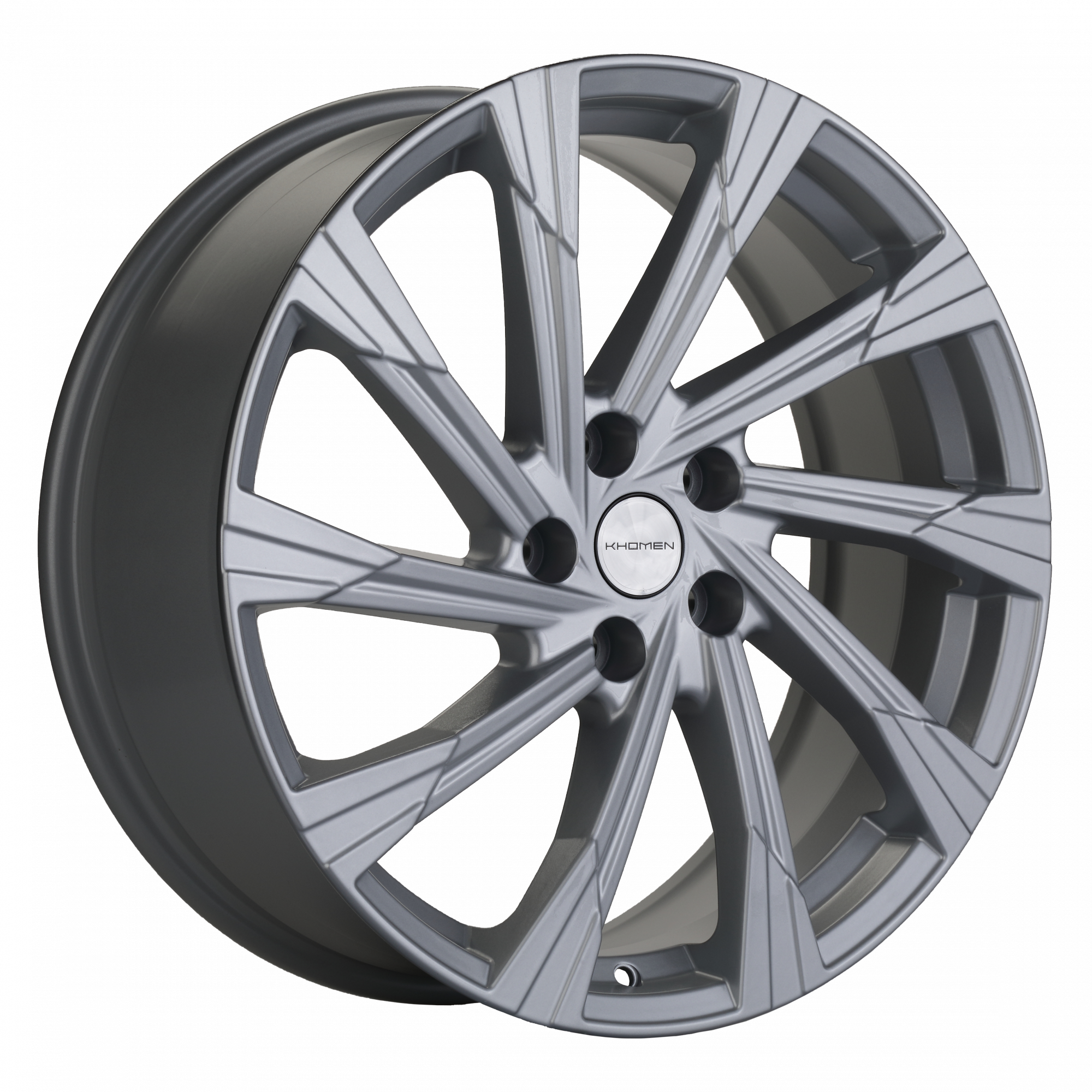 ДискKHOMEN KHW 1901 7.5JxR19 PCD5x114.3 ET40 DIA60.1, блестящий серебристый