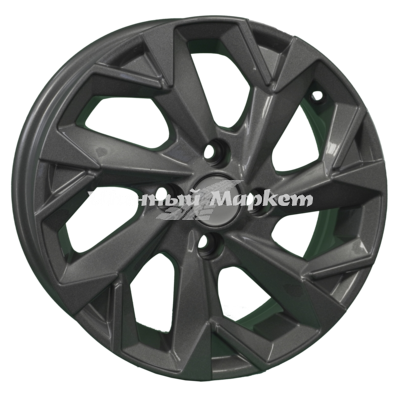 ДискKHOMEN KHW1402 5.5JxR14 PCD4x100 ET38 DIA67.1, Серый