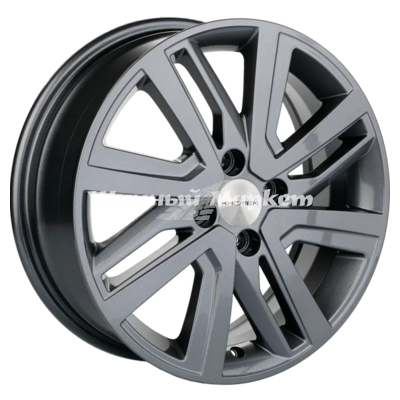 ДискKHOMEN KHW 1609 6JxR16 PCD4x100 ET46 DIA54.1, Серый