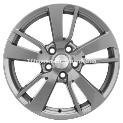 ДискKHOMEN KHW1704 (Outlander) 7JxR17 PCD5x114.3 ET38 DIA67.1, Серый