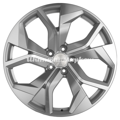 ДискKHOMEN KHW2006 (Mers R) 8.5JxR20 PCD5x112 ET48 DIA66.6, блестящий серебристый