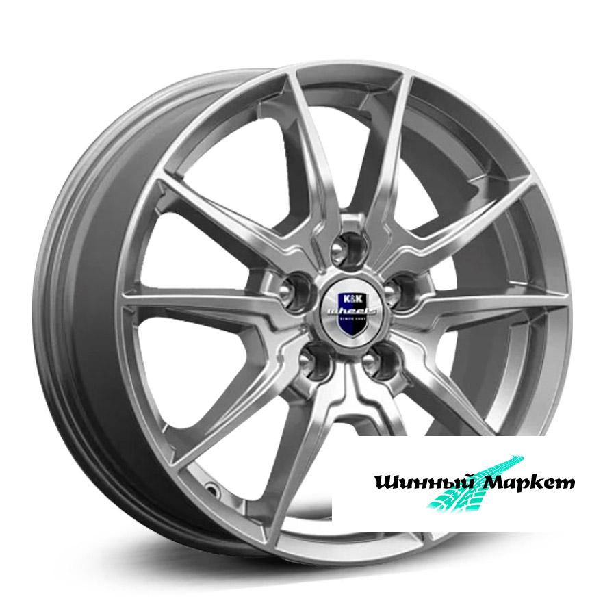 ДискКиК Адамар 6.5JxR16 PCD5x114.3 ET50 DIA66.1, насыщенный темно-серебристый