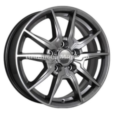 ДискКиК Адамар-оригинал (КС886) 6.5JxR16 PCD5x112 ET46 DIA57.1, насыщенный темно-серый