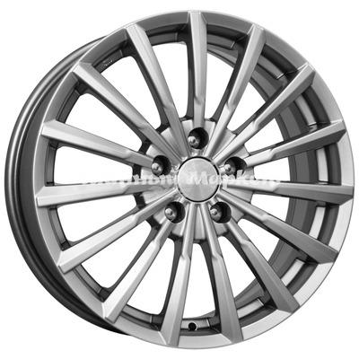 ДискКиК акцент 7JxR17 PCD5x114.3 ET60 DIA67.1, насыщенный темно-серебристый