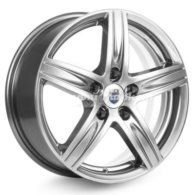 ДискКиК Андорра 6.5JxR16 PCD5x114.3 ET45 DIA67.1, насыщенный темно-серебристый