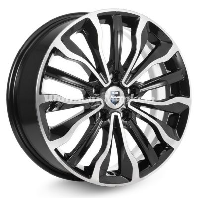 ДискКиК атакама 6.5JxR17 PCD5x114.3 ET40 DIA67.1, черный с полированной лицевой стороной