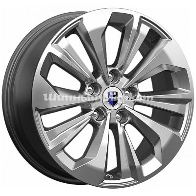 ДискКиК Авиор 7JxR17 PCD5x114.3 ET50 DIA67.1, насыщенный темно-серый