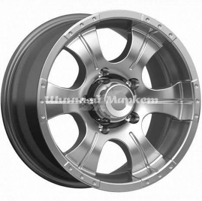 ДискКиК Байконур 8JxR16 PCD5x139.7 ET20 DIA110.1, насыщенный темно-серый