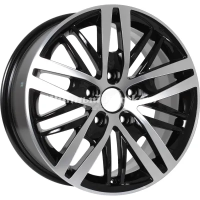 ДискКиК Fencer 7JxR16 PCD5x110 ET38 DIA65.1, черный с полированной лицевой стороной