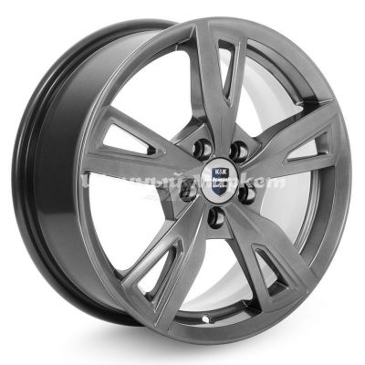 ДискКиК Фишт 6.5JxR16 PCD5x110 ET39 DIA65.1, насыщенный темно-серебристый