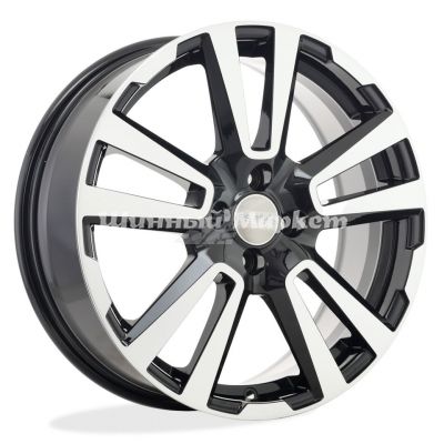 ДискКиК Hyundai Creta (КС874) 6.5JxR17 PCD5x114.3 ET49 DIA67.1, черный с полированной лицевой частью