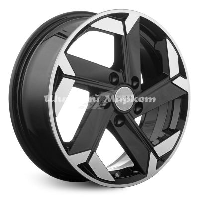 ДискКиК Hyundai Creta SU (КСr979) 6JxR16 PCD5x114.3 ET43 DIA67.1, черный с полированной лицевой частью