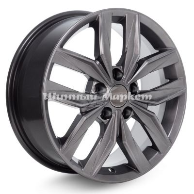 ДискКиК кс774 7JxR17 PCD5x114.3 ET39 DIA60.1, насыщенный темно-серый