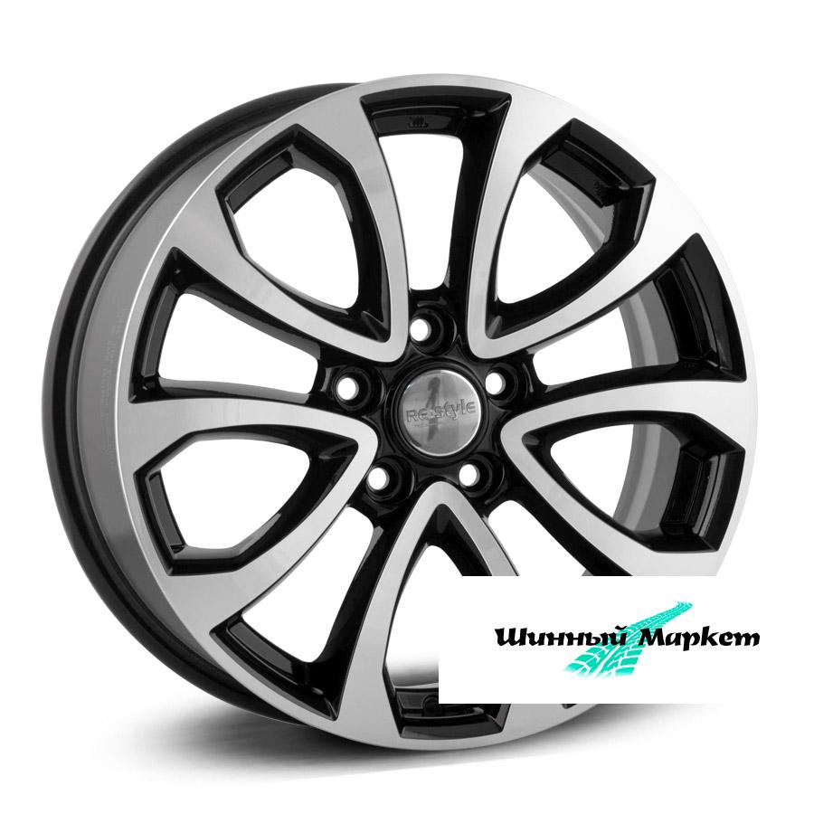 ДискКиК Juke КС623 7JxR17 PCD5x114.3 ET47 DIA66.1, черный с полированной лицевой стороной