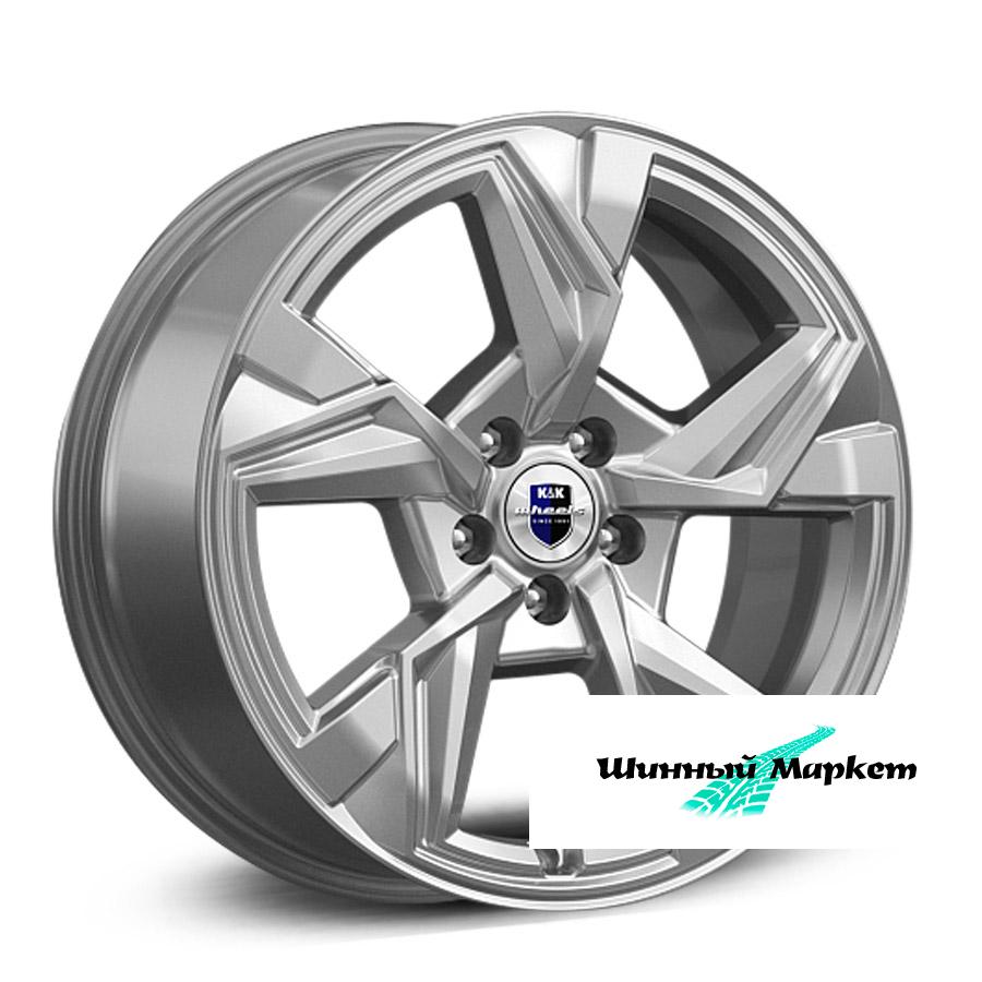 ДискКиК Кайан 7.5JxR18 PCD5x108 ET45 DIA67.1, насыщенный темно-серебристый