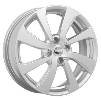 ДискКиК КС893 6JxR16 PCD4x100 ET37 DIA60.1, серебристый