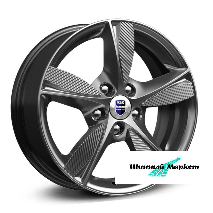 ДискКиК Кинезис 6.5JxR16 PCD5x112 ET50 DIA57.1, насыщенный темно-серебристый