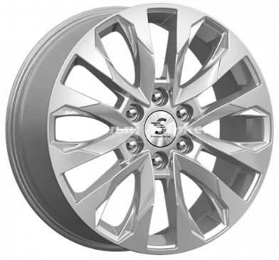 ДискКиК КР007 (Haval H9) 8JxR20 PCD6x139.7 ET60 DIA95.1, Серебристый