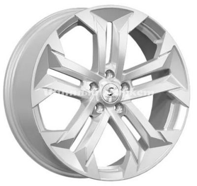 ДискКиК КР015 7.5JxR19 PCD5x114.3 ET40 DIA64.1, Серебристый