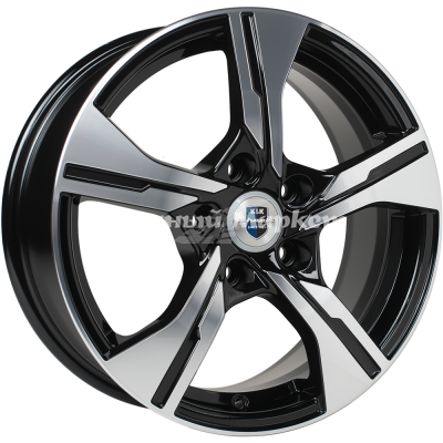 ДискКиК КС1053 6.5JxR16 PCD5x108 ET33 DIA60.1, черный с полированной лицевой частью