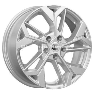 ДискКиК КС1062 6.5JxR17 PCD5x114.3 ET45 DIA67.1, серебристый