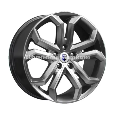 ДискКиК КС466 8.5JxR19 PCD5x114.3 ET35 DIA66.1, насыщенный темно-серый