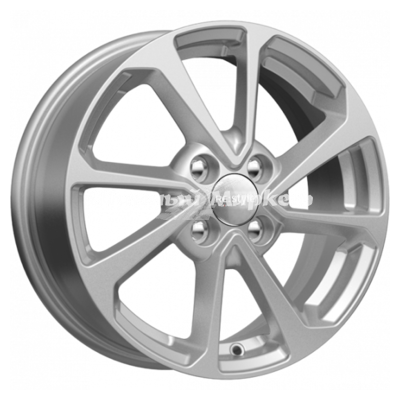 ДискКиК КС861 6JxR15 PCD4x100 ET48 DIA54.1, серебристый