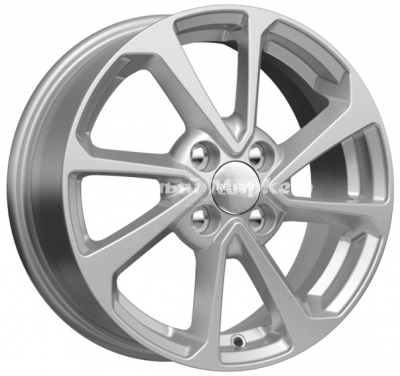 ДискКиК KC861 6JxR15 PCD4x100 ET48 DIA54.1, серебристый