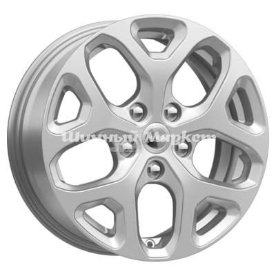 ДискКиК КС869 6.5JxR16 PCD5x114.3 ET45 DIA60.1, серебристый