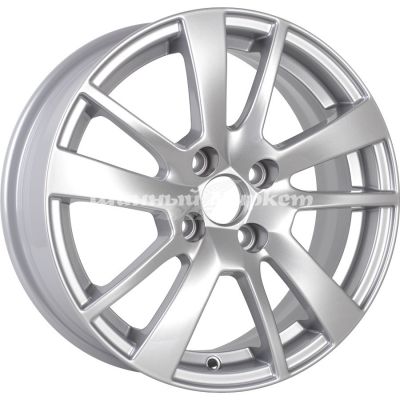 ДискКиК КС876 6JxR15 PCD5x100 ET38 DIA57.1, серебристый