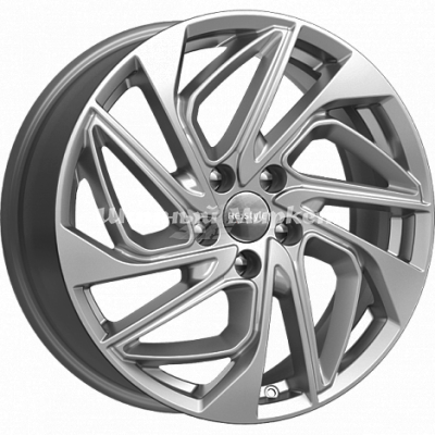 ДискКиК КС883 (ZV 18_ASX) 7JxR18 PCD5x114.3 ET46 DIA67.1, насыщенный темно-серый