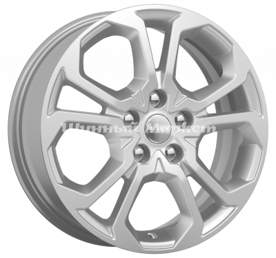 ДискКиК КС892 (17_Arkana) 6.5JxR17 PCD5x114.3 ET50 DIA66.1, серебристый