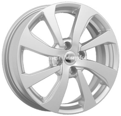 ДискКиК КС893 6JxR16 PCD4x100 ET52 DIA54.1, серебристый