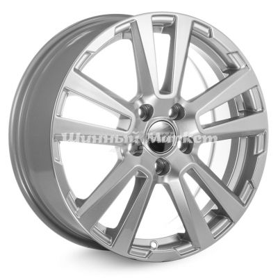 ДискКиК кс874 6.5JxR17 PCD4x100 ET41 DIA60.1, серебристый