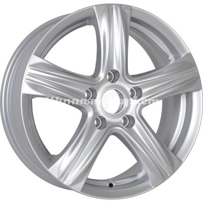 ДискКиК Легион 7JxR17 PCD5x112 ET54 DIA57.1, насыщенный серебристый