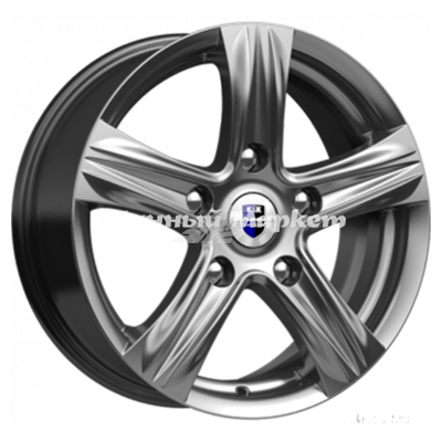 ДискКиК Легион 6.5JxR16 PCD5x108 ET50 DIA63.4, насыщенный темно-серый