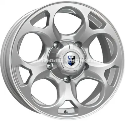 ДискКиК Линкс 7JxR16 PCD5x139.7 ET35 DIA108.5, серебристый