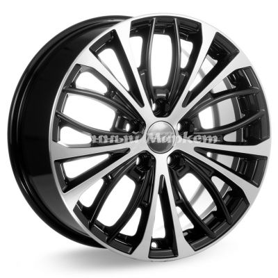 ДискКиК Mazda-6  (КСr873) 7.5JxR17 PCD5x114.3 ET50 DIA67.1, черный с полированной лицевой частью