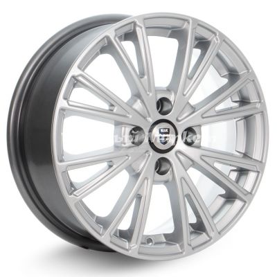 ДискКиК Меандр 6JxR16 PCD4x100 ET50 DIA60.1, насыщенный серебристый