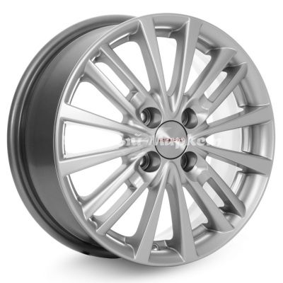 ДискКиК Модена-Оригинал 6JxR15 PCD4x100 ET48 DIA54.1, Серебристый