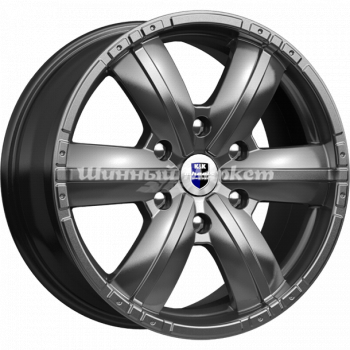 ДискКиК Окинава 7.5JxR17 PCD6x114.3 ET30 DIA66.1, насыщенный темно-серый